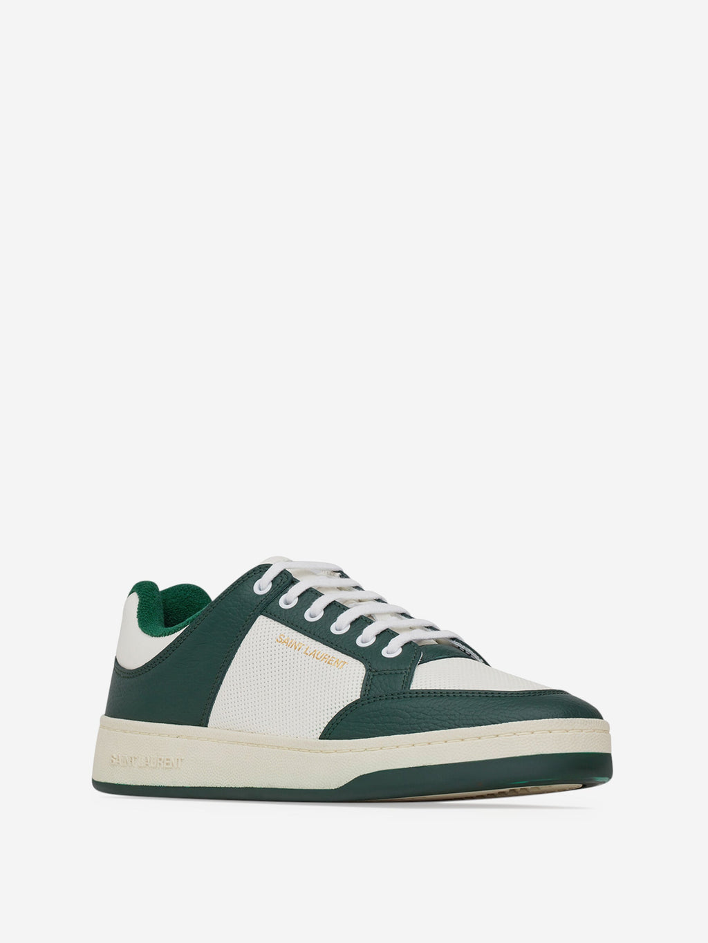 Leather Sneakers Logo Sl Saint laurent оригінал – Купити в Україні – вид ззаду