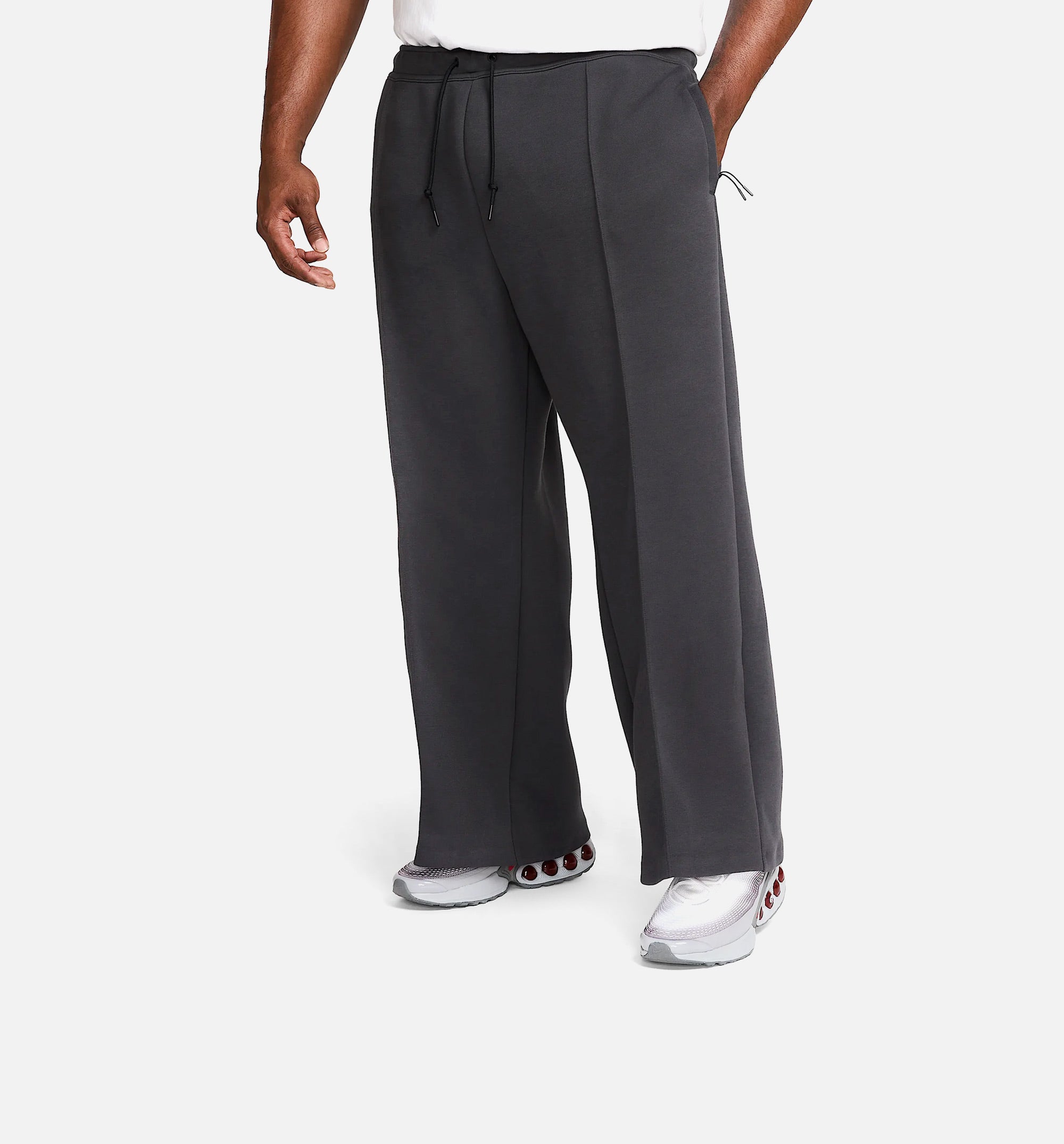 Tech Fleece Wide Leg Mens Pant Nike – Гарантія оригінальності – боковий вид