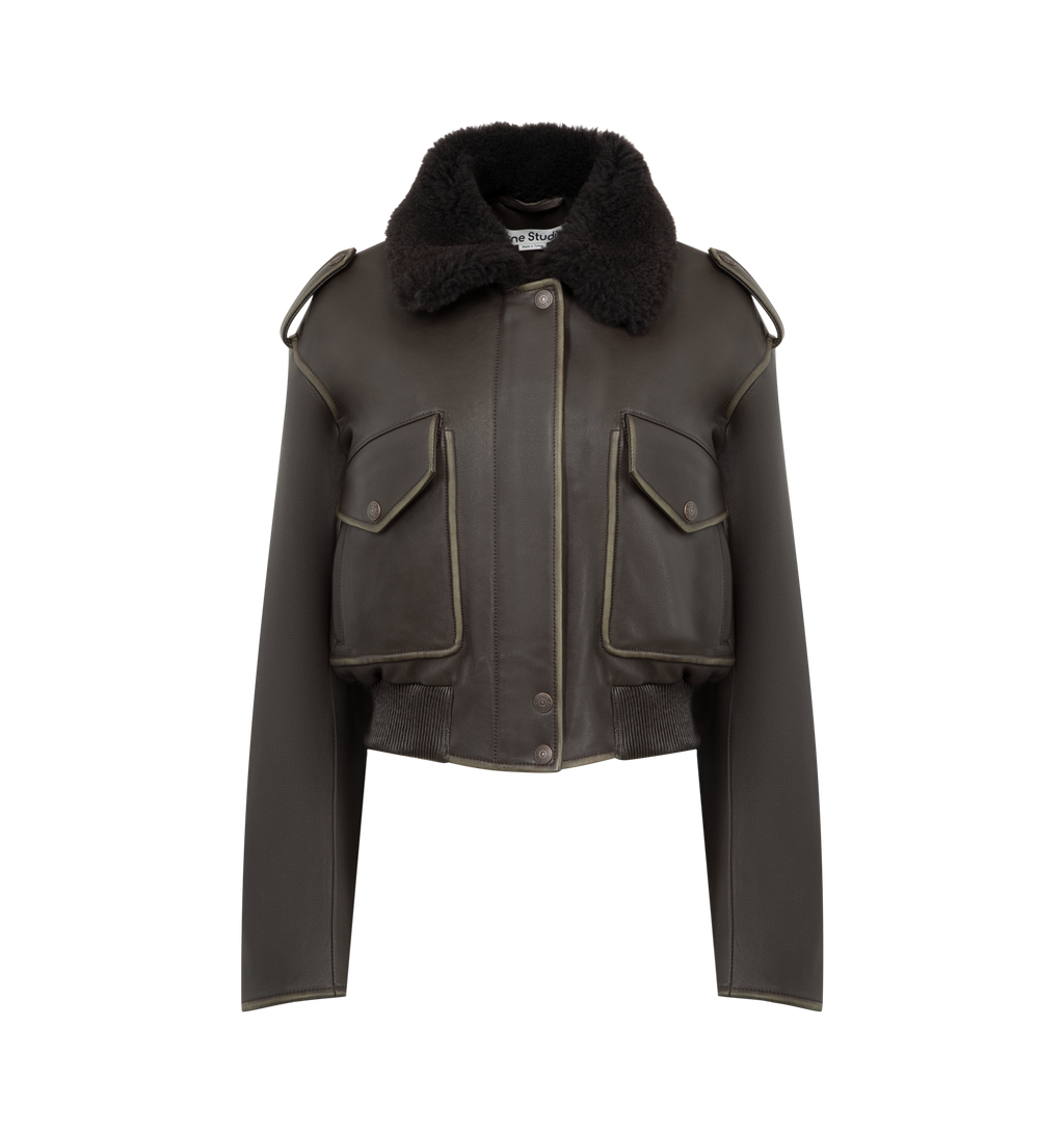 Leather Jacket Acne studios оригінал – Купити в Україні – боковий вид