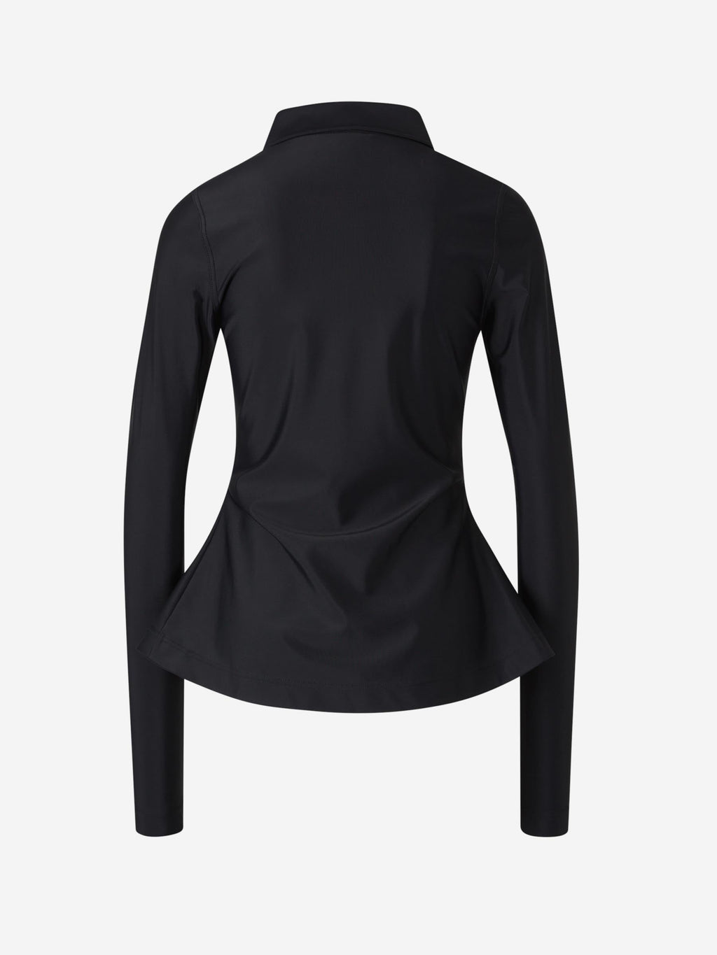 Satin Blouse With Opening Balenciaga – Гарантія оригінальності – вид ззаду