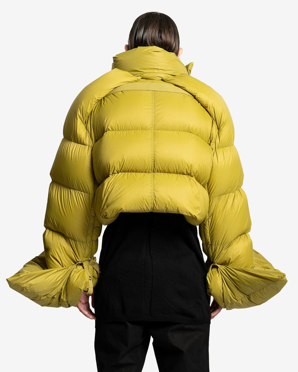 Оригінальна Babel Mountain Duvet Cropped Jacket In Acid Rick owens – детальний вид
