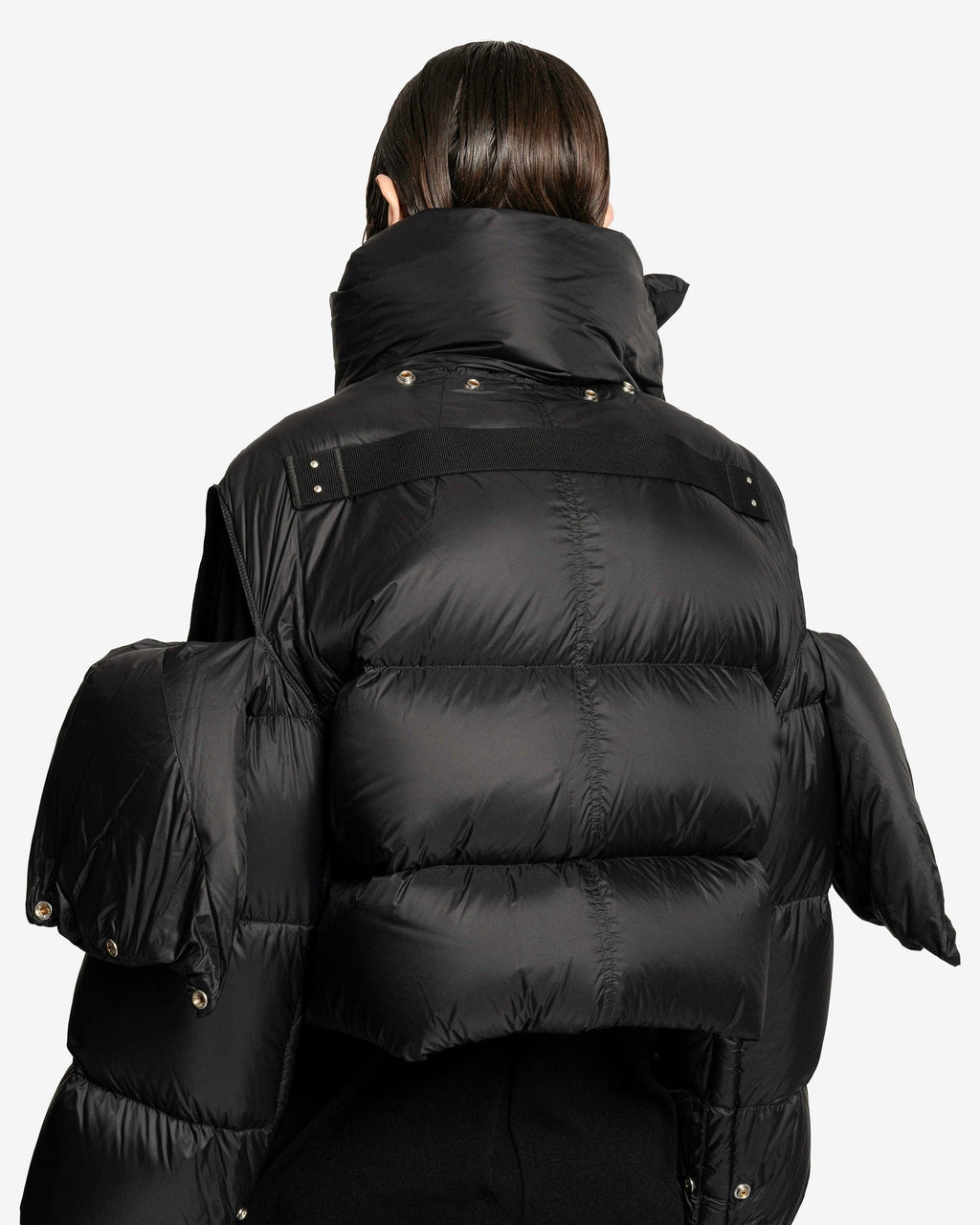 Babel Mountain Duvet Cropped Jacket In Black Rick owens – Гарантія оригінальності – збільшений вид
