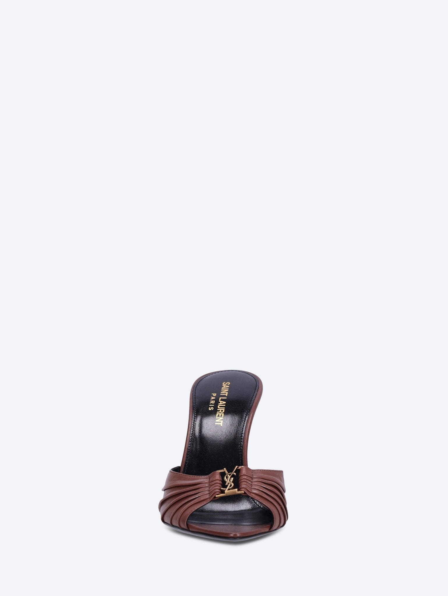 Оригінальна Babylone 90 Smooth Leather Mules Pumps Saint laurent – детальний вид