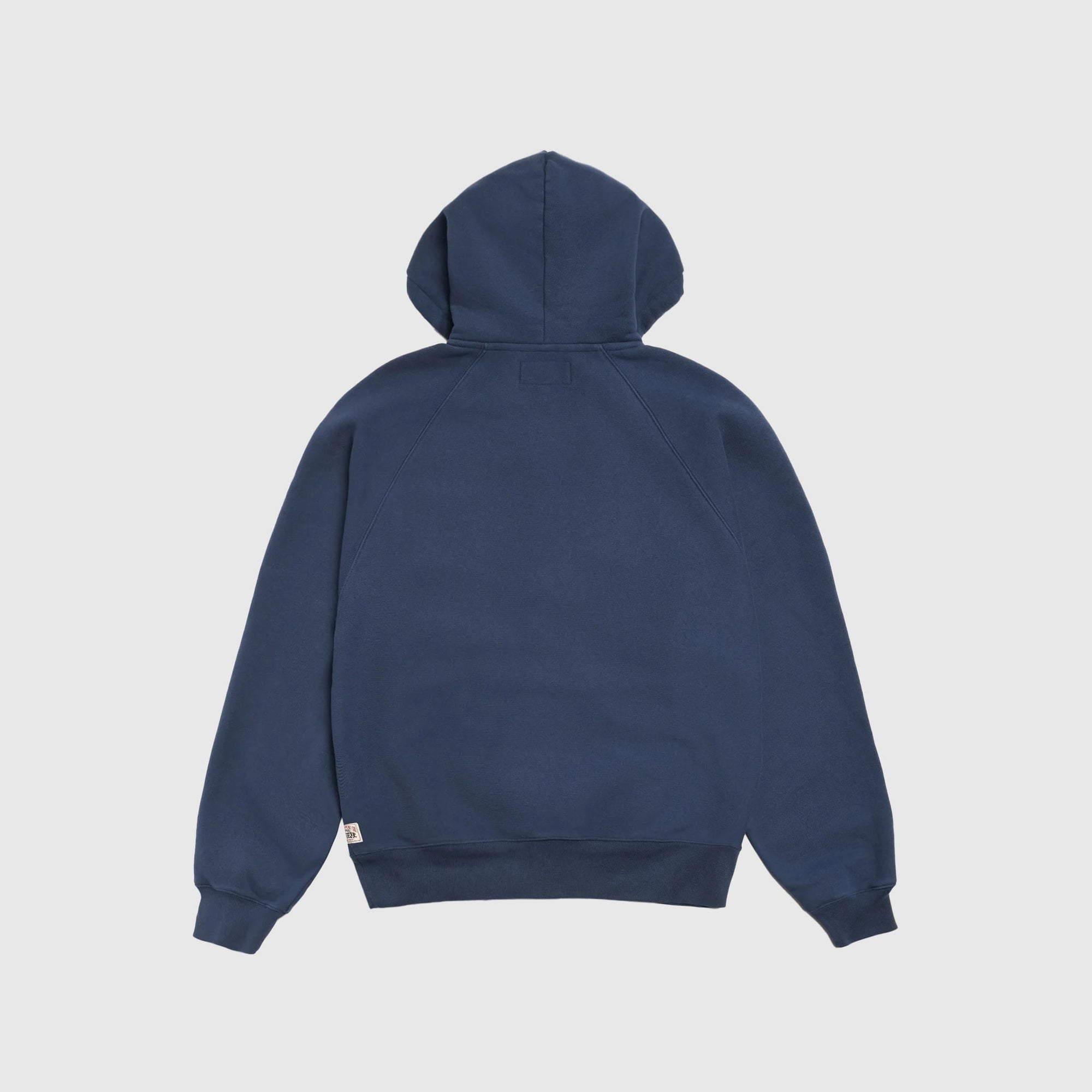 Raglan Zip Hoody Stussy – Гарантія оригінальності – вид ззаду