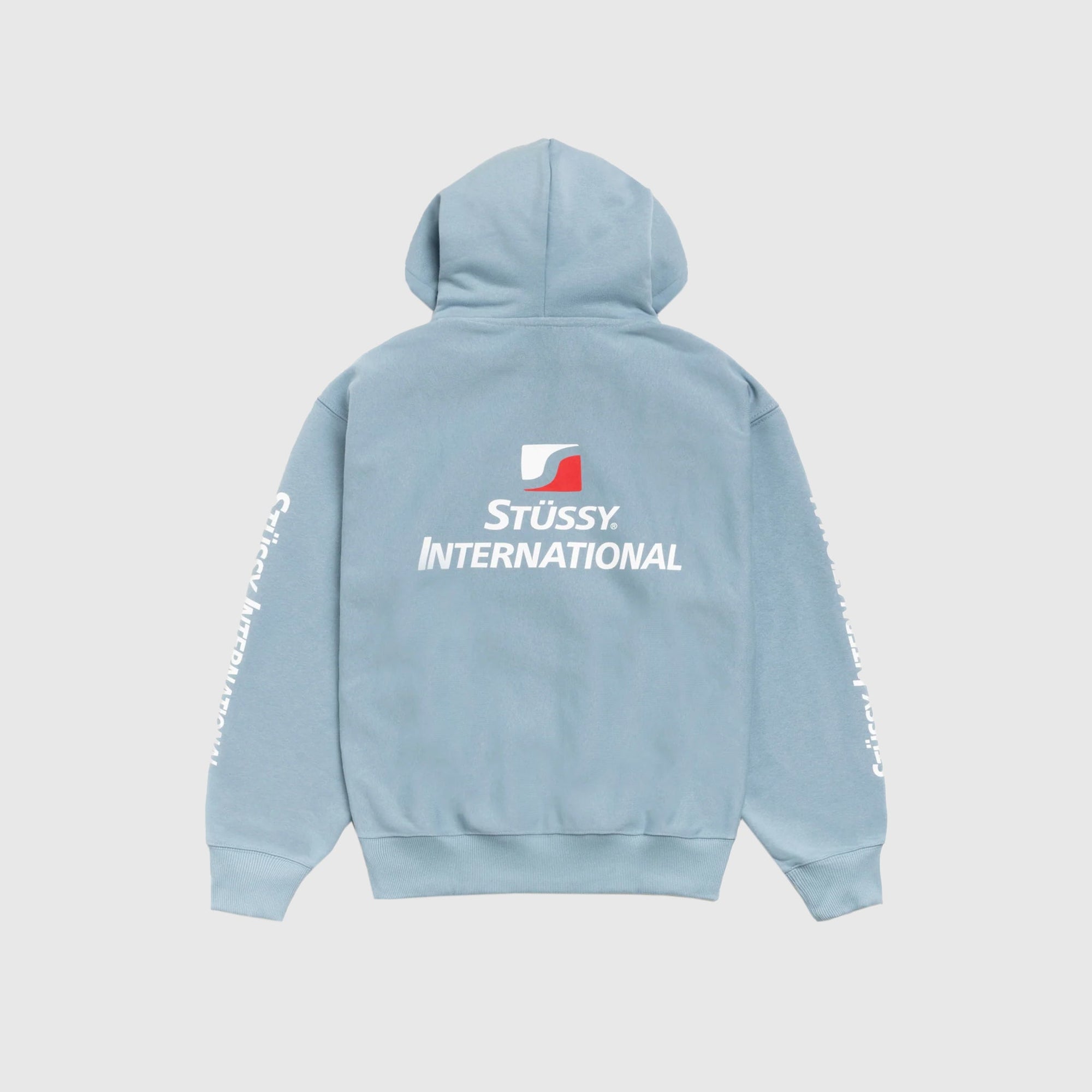 Оригінальна International Zip Hoody Stussy – вид ззаду