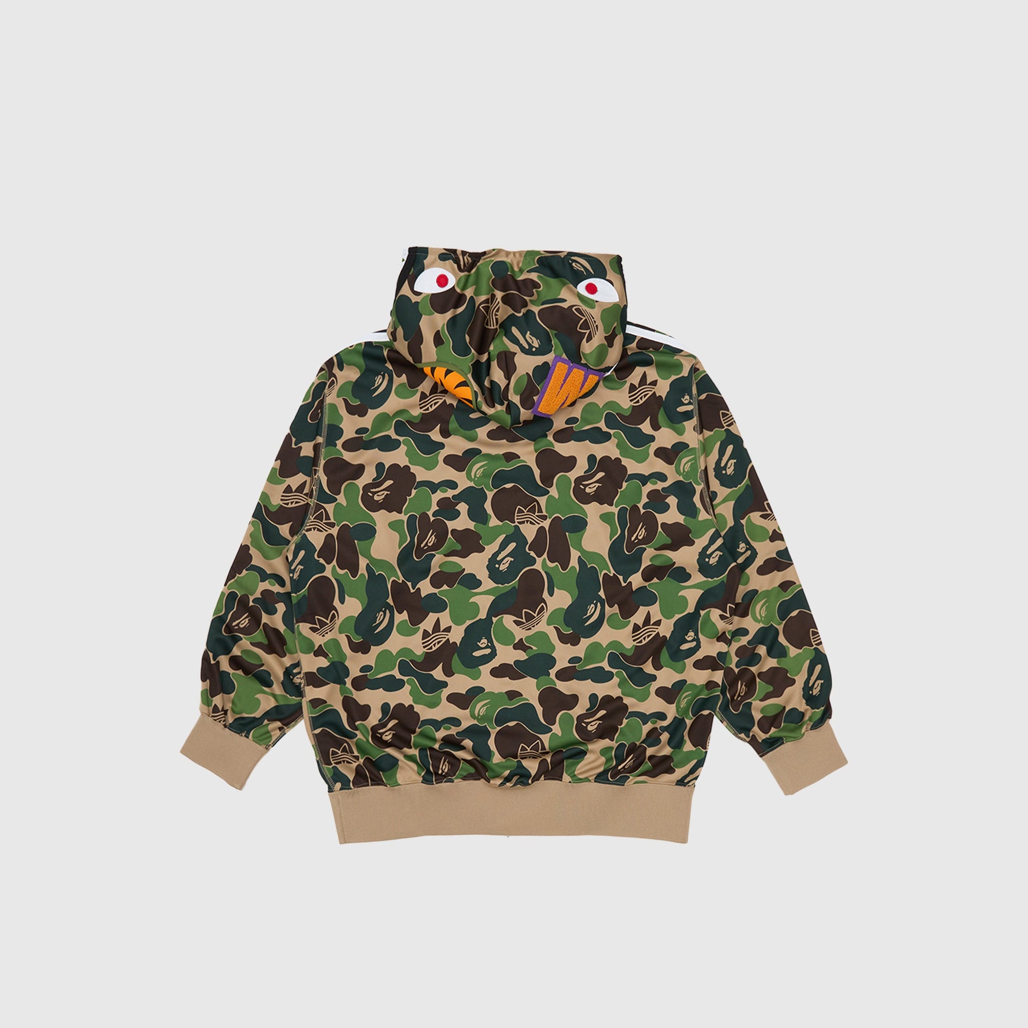 Оригінальна X Bape Shark Track Hoodie Adidas – вид ззаду - ADIDAS