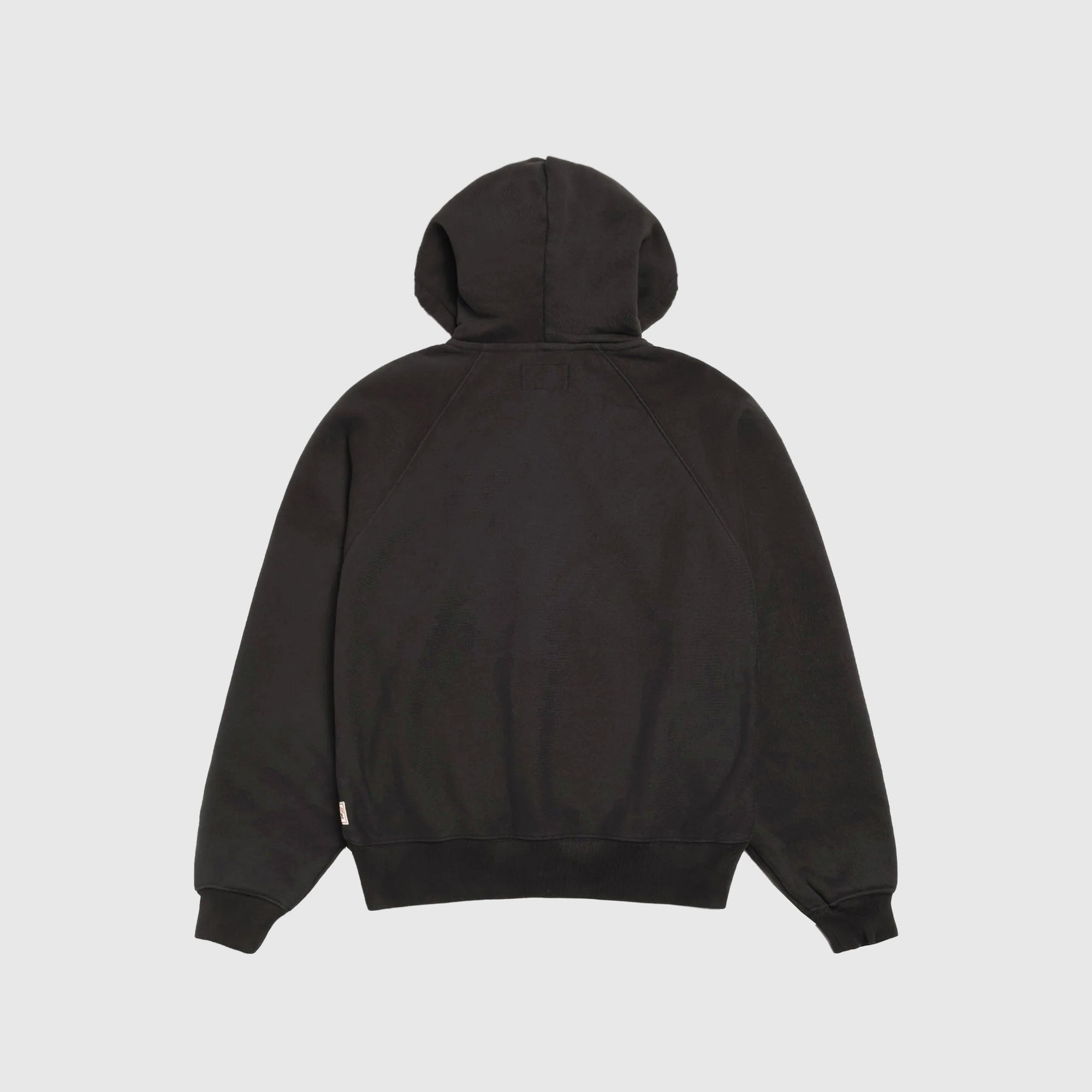 Raglan Zip Hoody Stussy – Гарантія оригінальності – вид ззаду