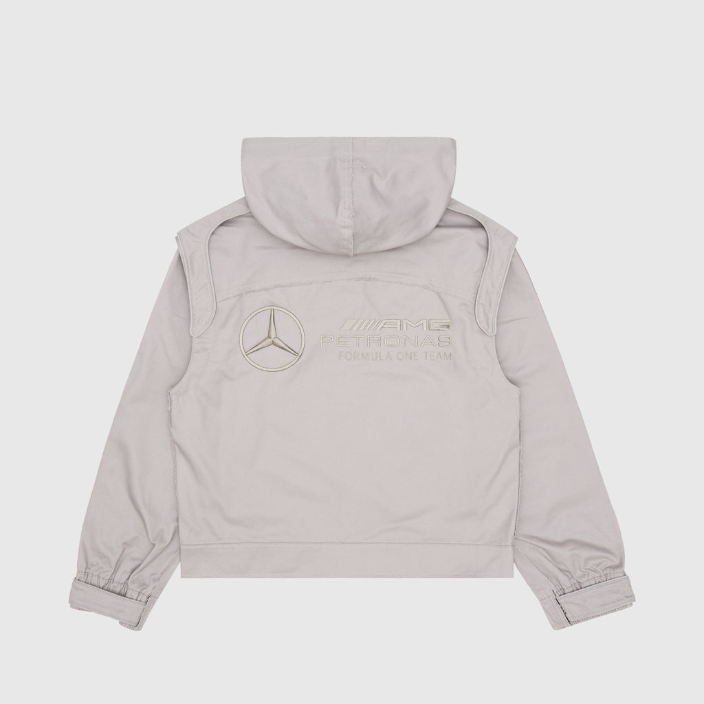 Bad Bunny X Mercedes-Amg Petronas F1 Team Racing Zip Up Adidas оригінал – Купити в Україні – вид ззаду