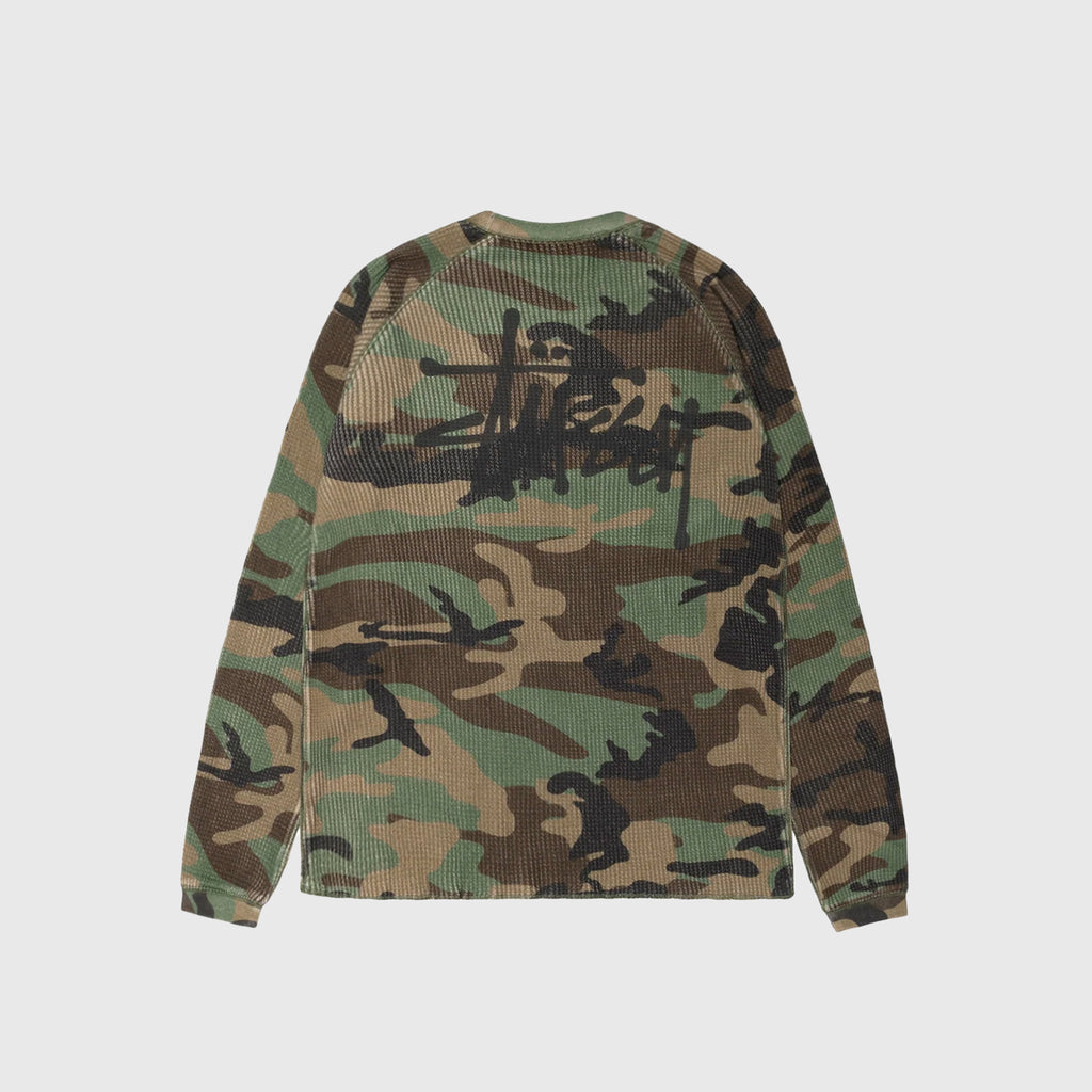 Raglan Thermal Basic Stock Stussy оригінал – Купити в Україні – вид ззаду