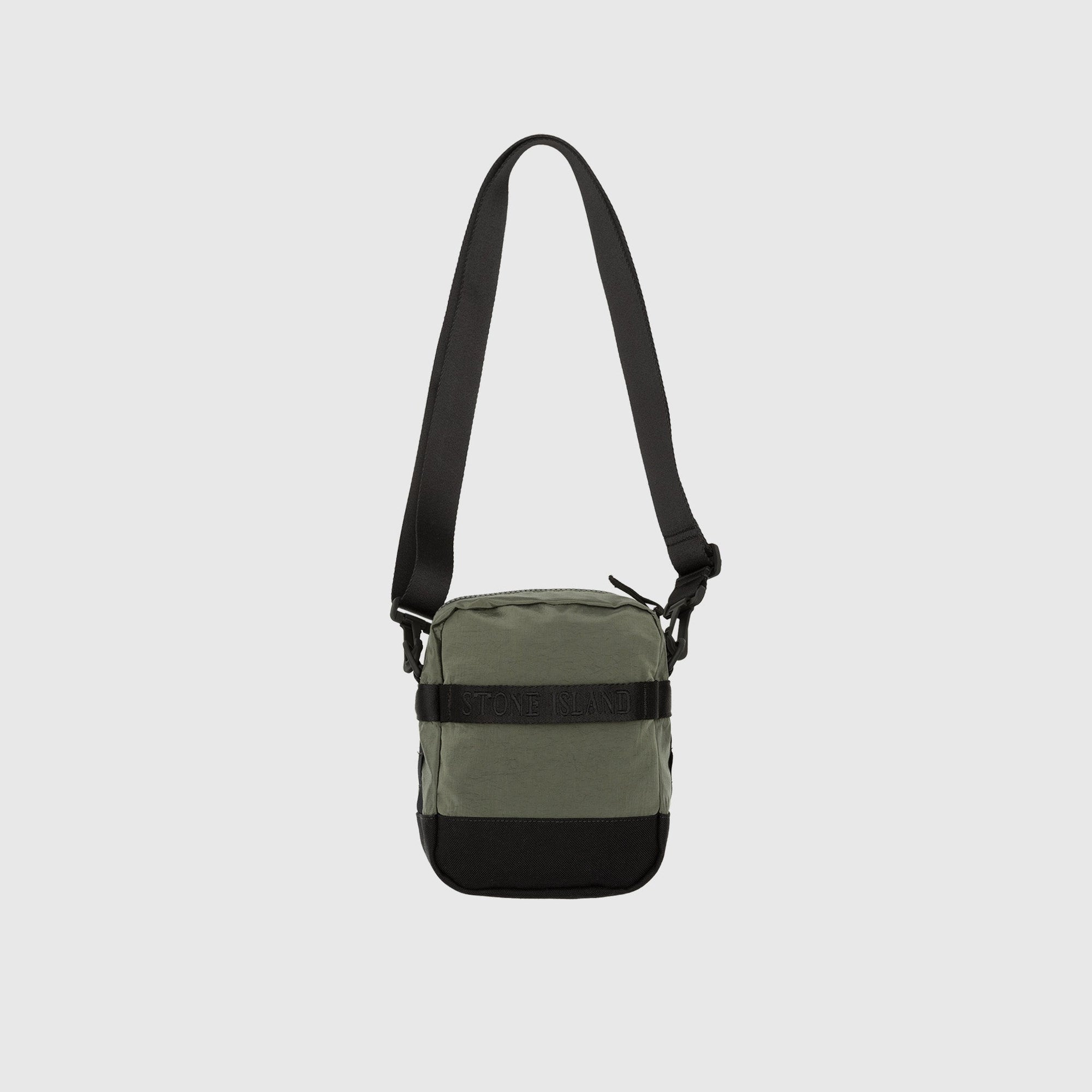 Nylon Metal In Econyl® Cross Body Bag Stone island оригінал – Купити в Україні – вид ззаду - STONE ISLAND