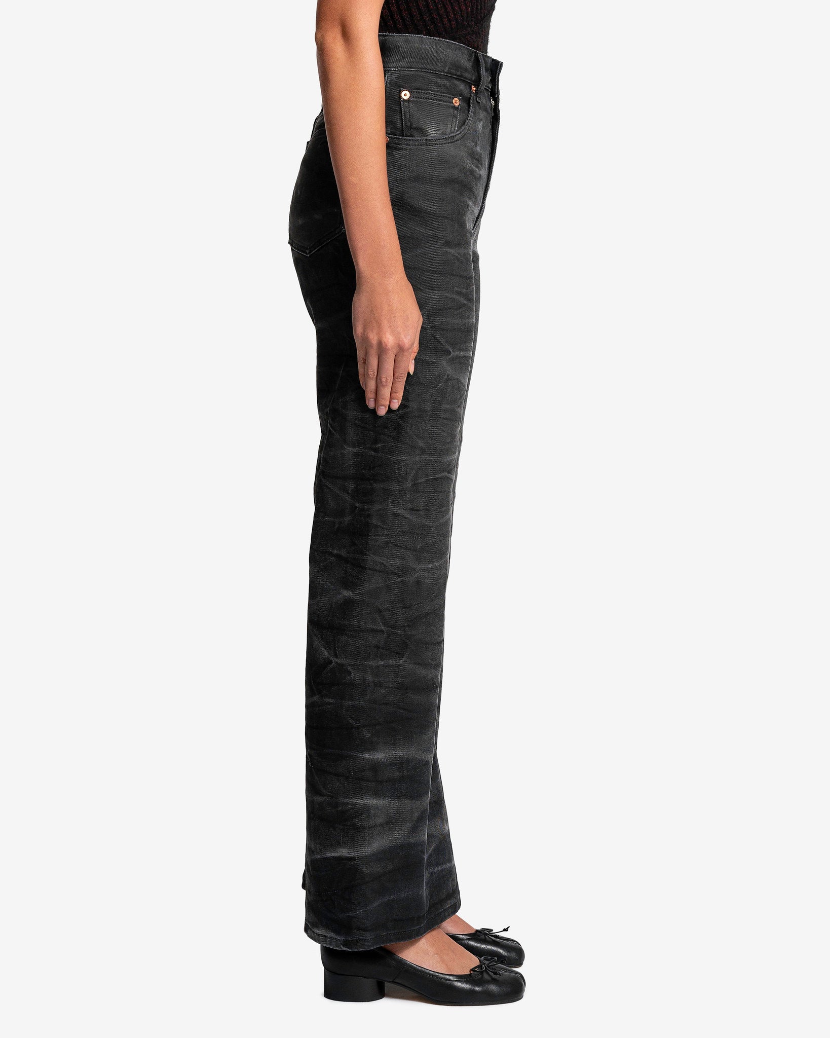 Baggy 5 Pocket Jeans In Washed Black Maison margiela оригінал – Купити в Україні – детальний вид