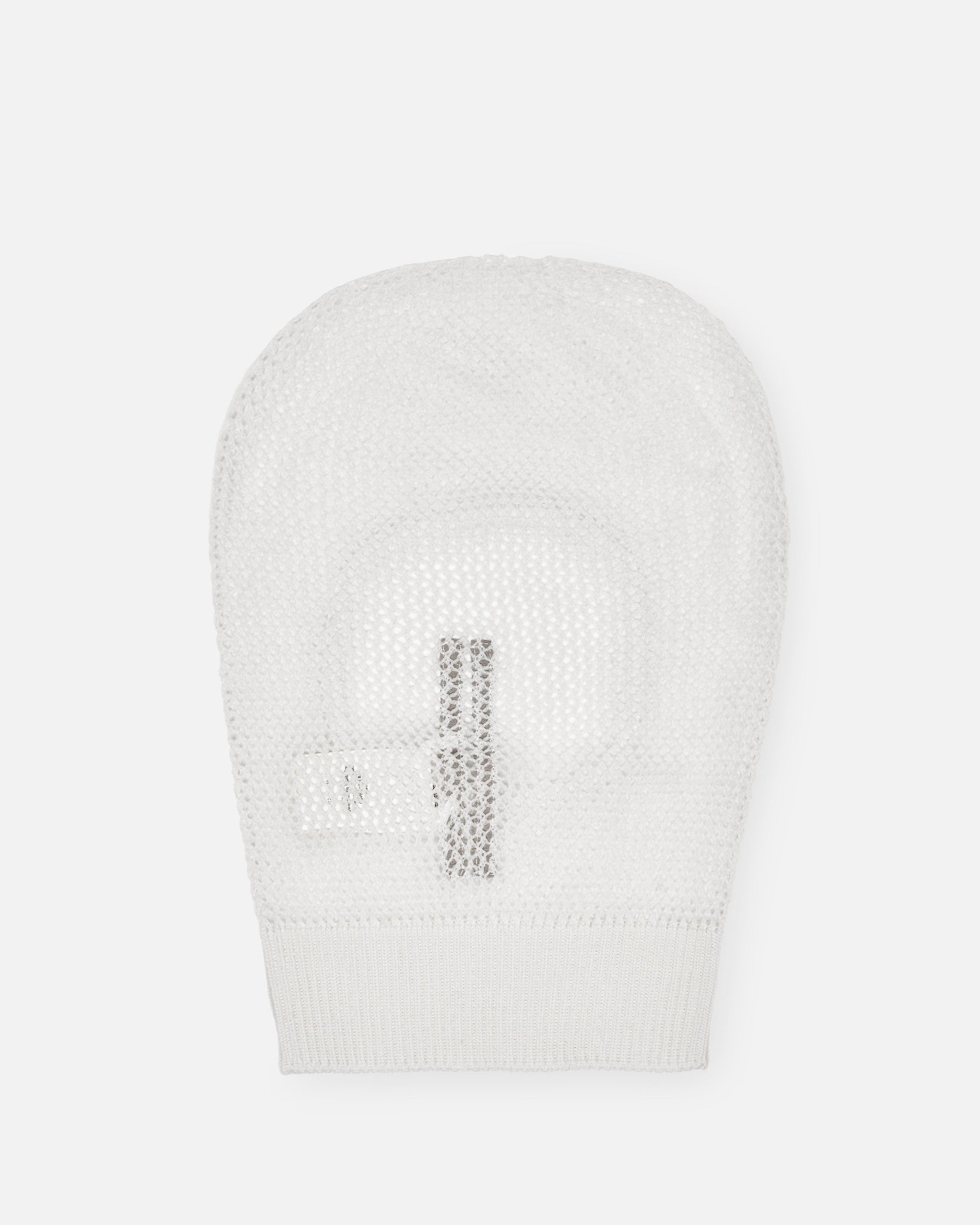 Balaclava In Milk Rick owens – Гарантія оригінальності – вид ззаду - RICK OWENS