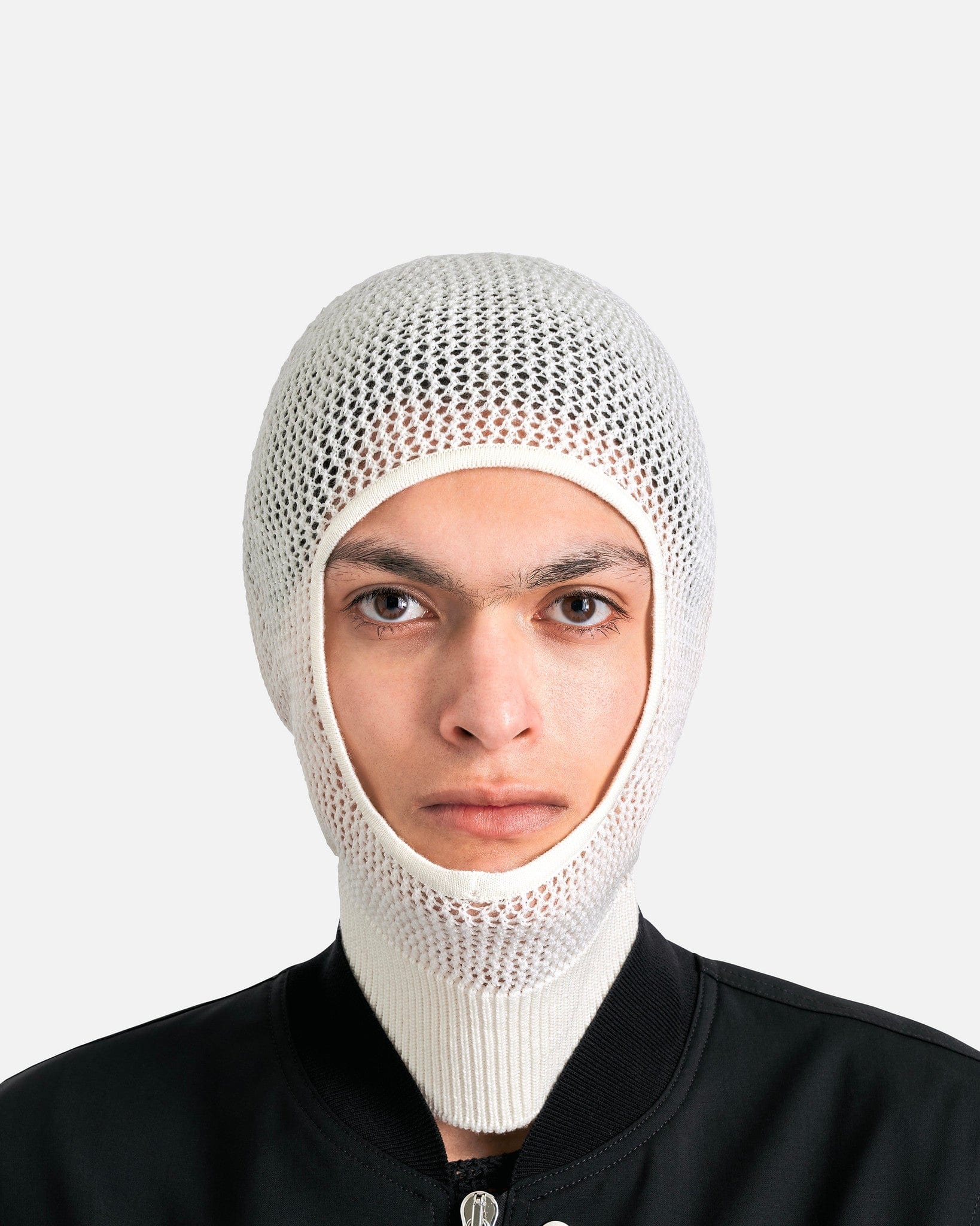 Balaclava In Milk Rick owens – Гарантія оригінальності – збільшений вид - RICK OWENS