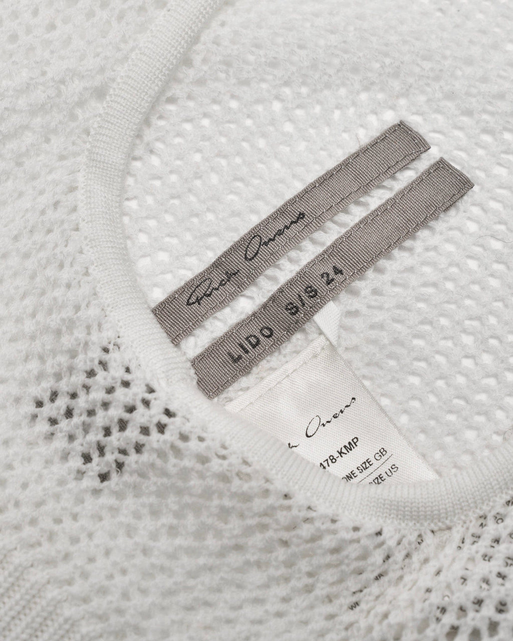 Balaclava In Milk Rick owens – Гарантія оригінальності – детальний вид