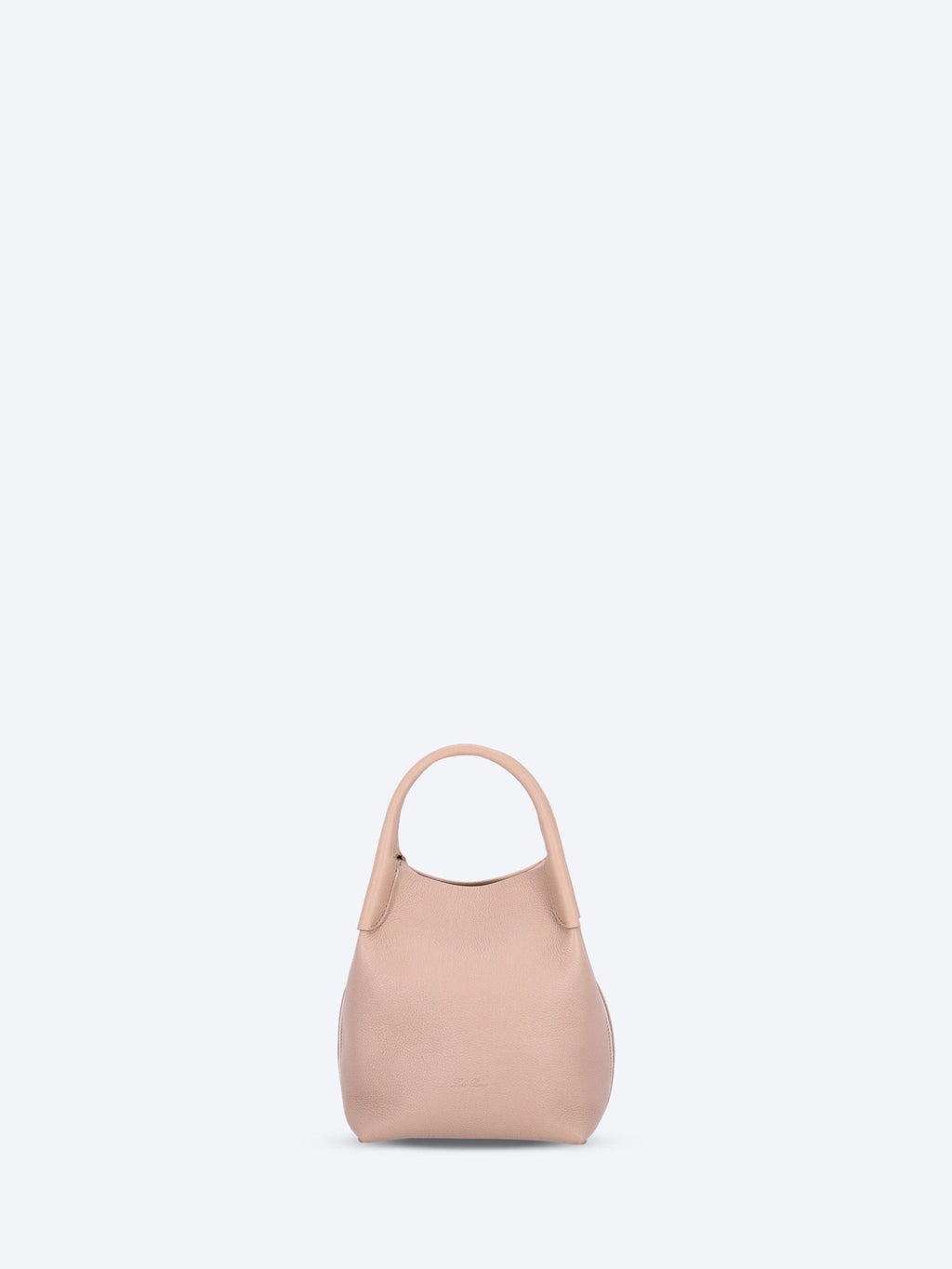 Bale Small Fine Grained Leather Bag Loro piana – Гарантія оригінальності – боковий вид