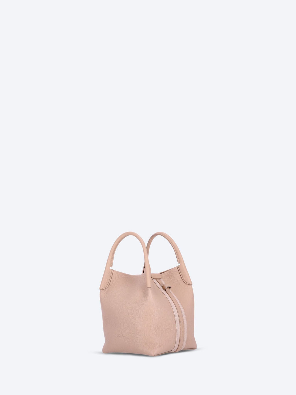 Bale Small Fine Grained Leather Bag Loro piana – Гарантія оригінальності – детальний вид