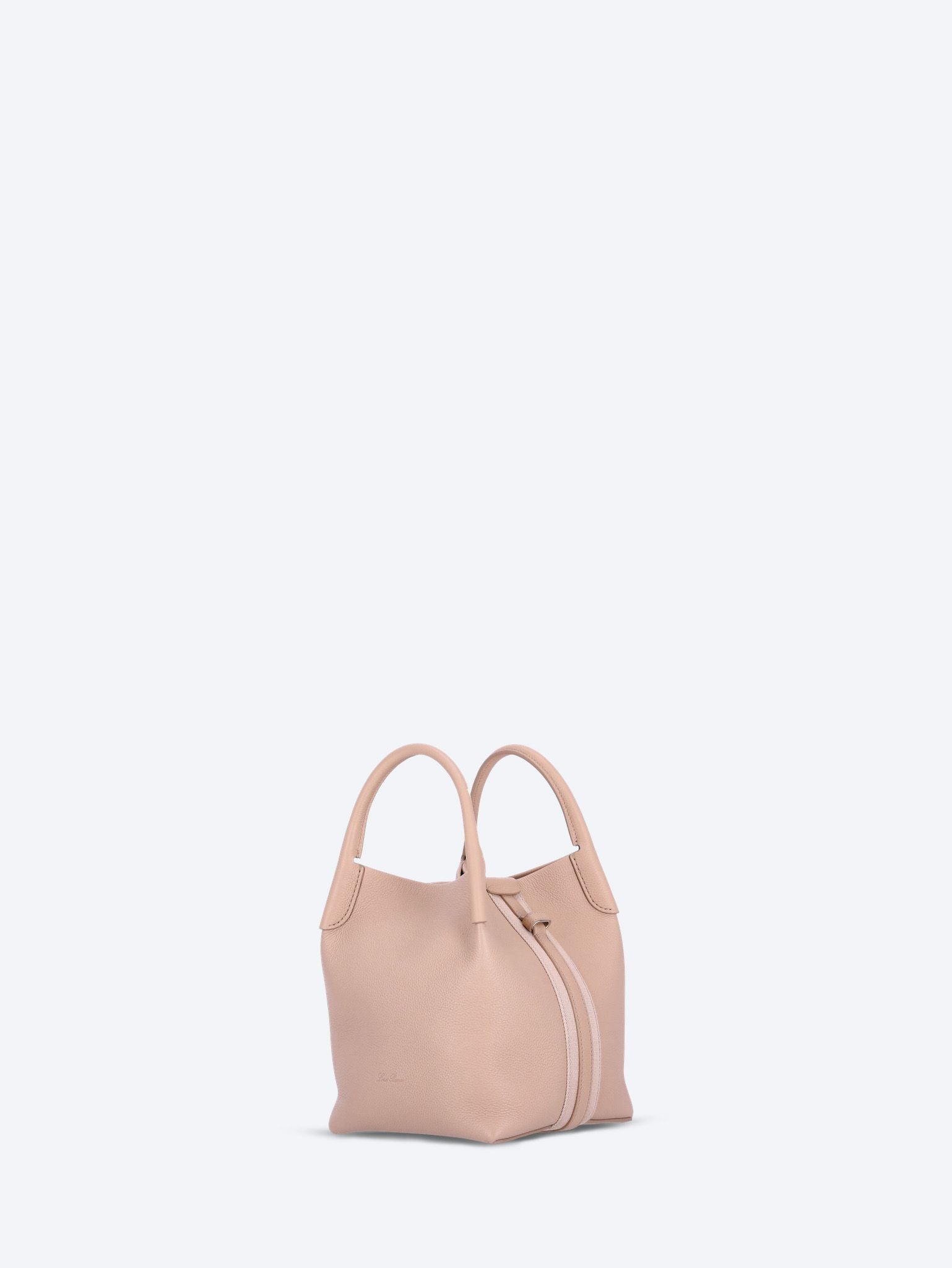 Bale Small Fine Grained Leather Bag Loro piana – Гарантія оригінальності – детальний вид