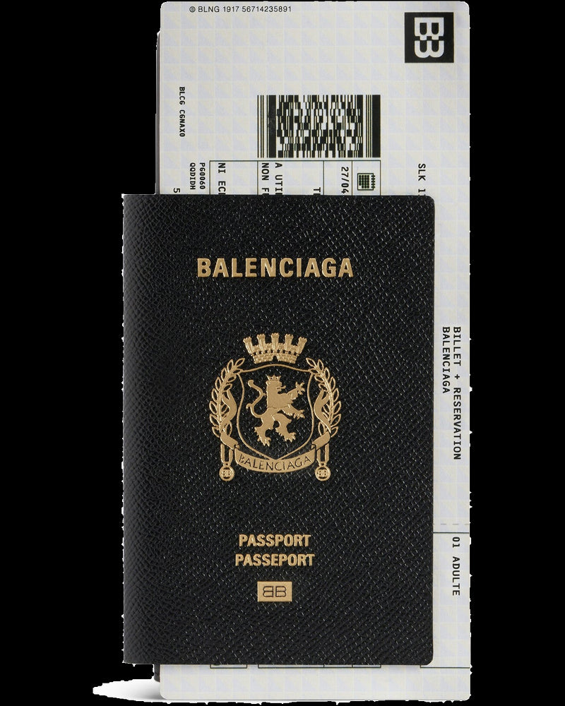 BG_REMOVED_CATALOG_1-Card Long Passport Wallet In Black - BALENCIAGA