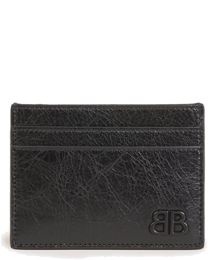 Logo Leather Card Holder Balenciaga – Гарантія оригінальності