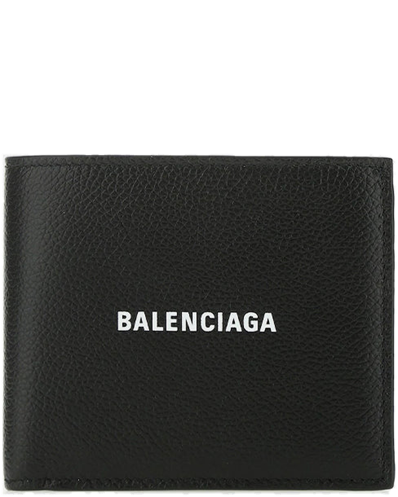 Оригінальна Black Cash Square Folded Wallet Balenciaga