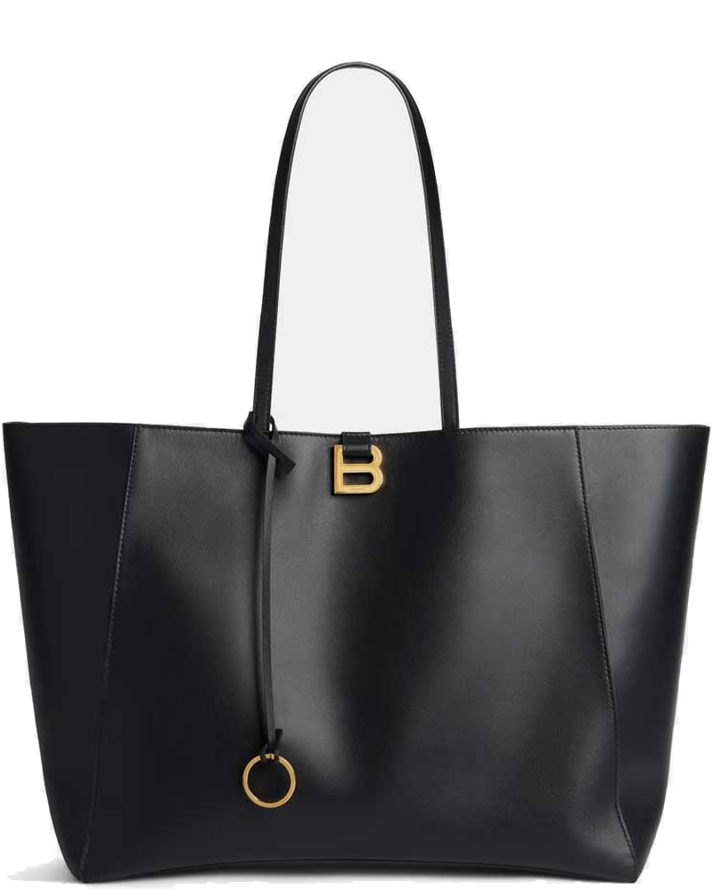 Оригінальна Black Hourglass Soft Large Tote Bag Balenciaga