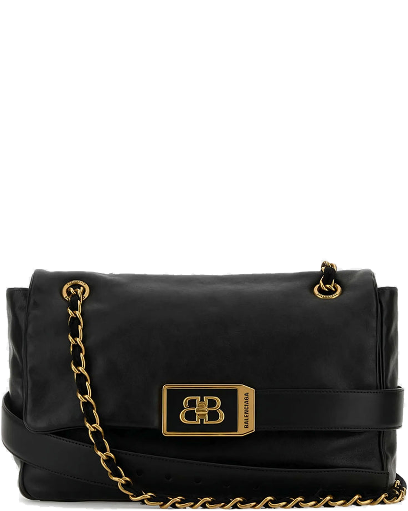 Black Modu Flap Chain Bag M Balenciaga – Гарантія оригінальності