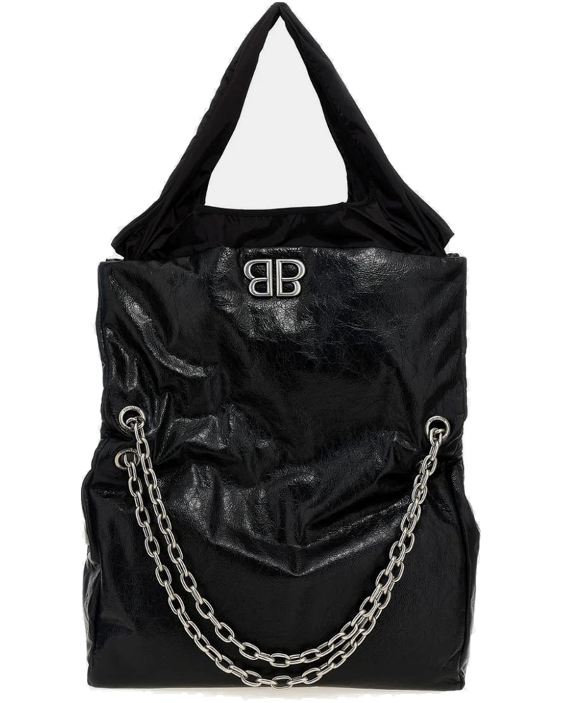 Оригінальна Black Monaco Large Chain Tote Balenciaga