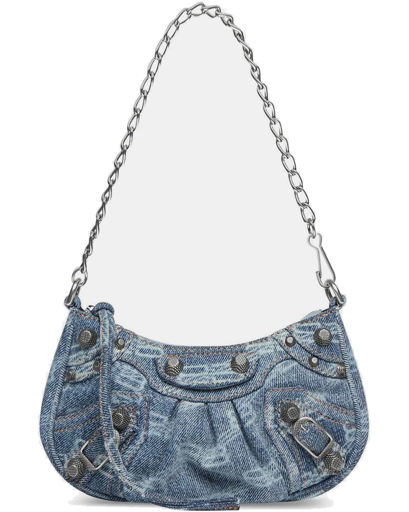Оригінальна Blue Le Cagole Mini Bag With Chain Balenciaga