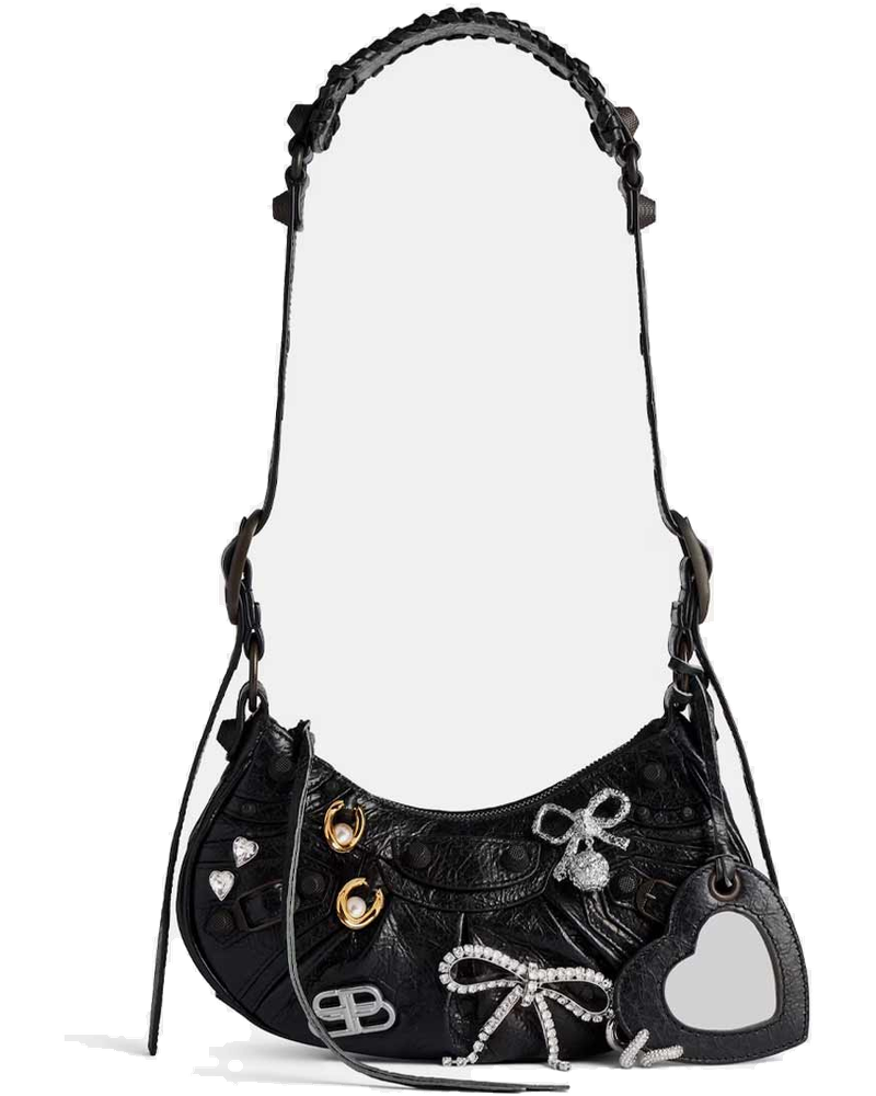 Оригінальна Black Le Cagole Xs Shoulder Bag Balenciaga