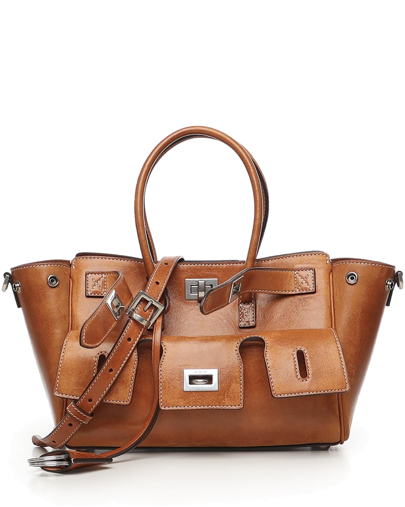 Оригінальна Borsa Carry All Bel Air Mini In Pelle Balenciaga