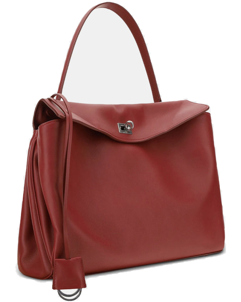 Оригінальна Cherry Red Rodeo Handbag Medium Balenciaga