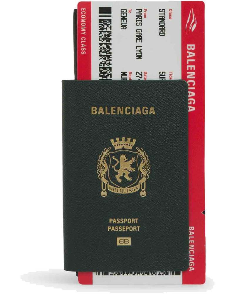 Оригінальна Elongated Passport Wallet Balenciaga