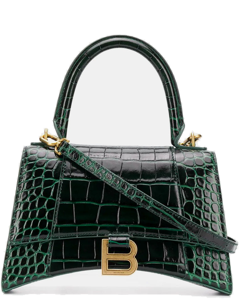 Оригінальна Green Hourglass Small Top Handle Bag Balenciaga