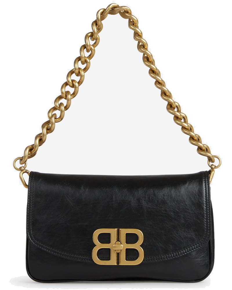 Leather Logo Shoulder Bag Balenciaga оригінал – Купити в Україні