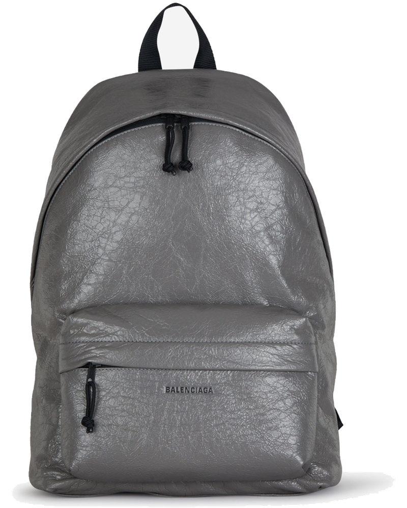 Оригінальна Logo Leather Backpack Balenciaga