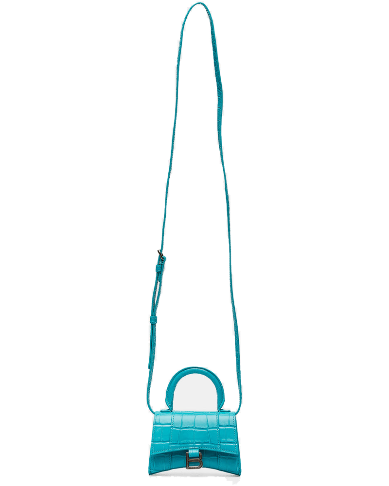Turquoise Mini Hourglass Bag Balenciaga оригінал – Купити в Україні