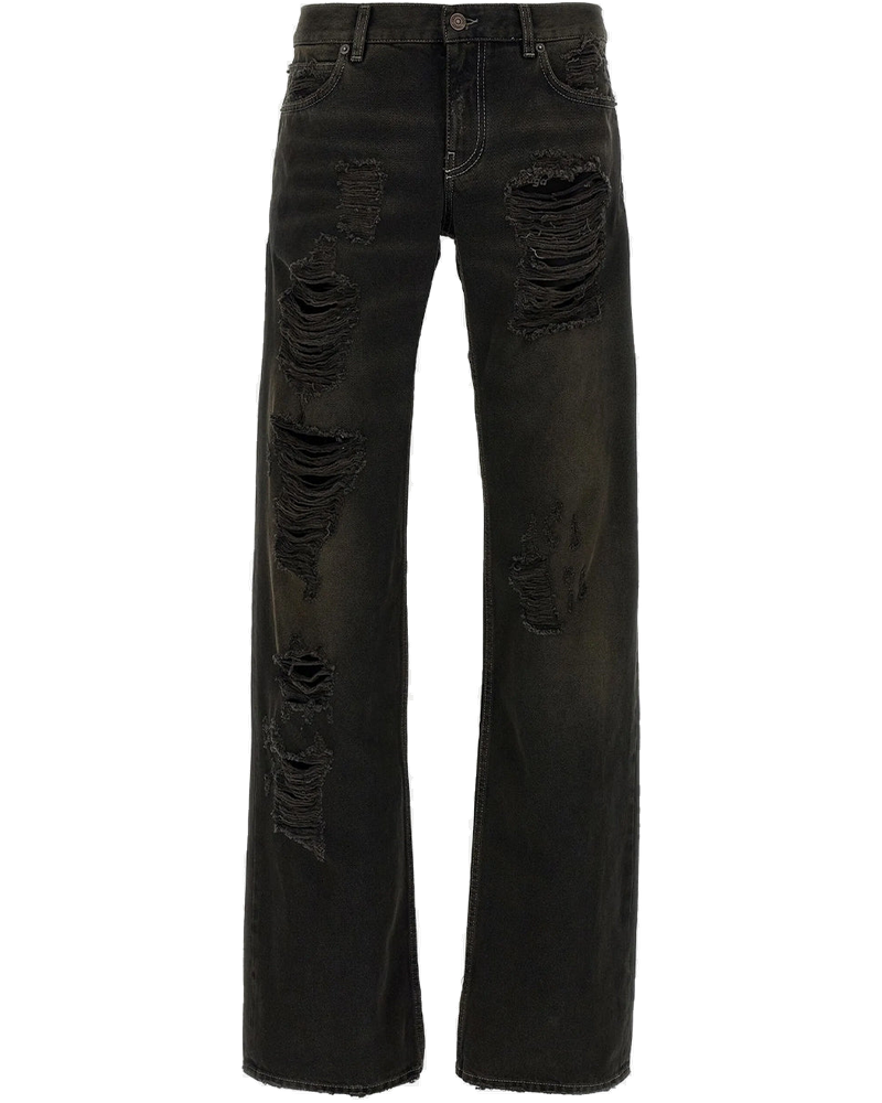 Оригінальна Anthracite Fitted Low-Waist Pants Balenciaga