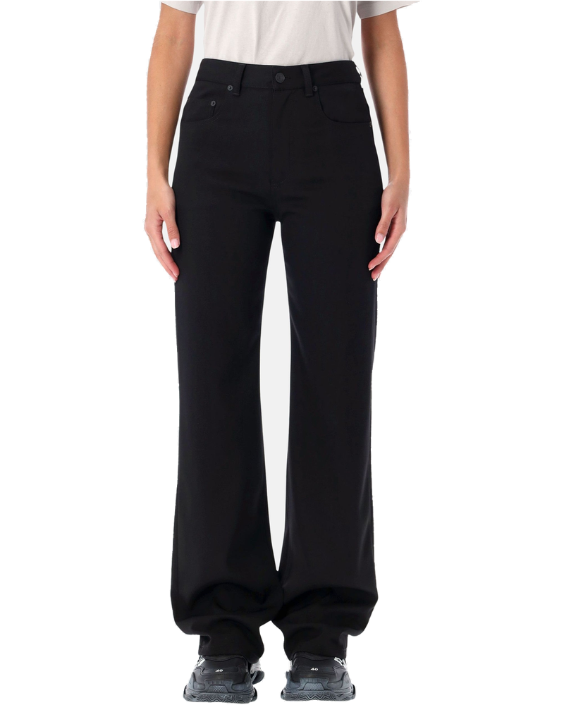 Black Straight Fit Tailored Wool Pants Balenciaga – Гарантія оригінальності