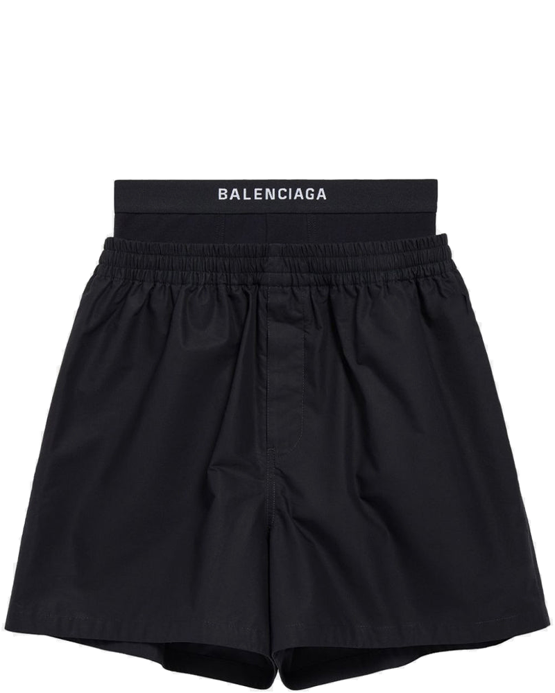 Black Hybrid Boxer Shorts Balenciaga – Гарантія оригінальності