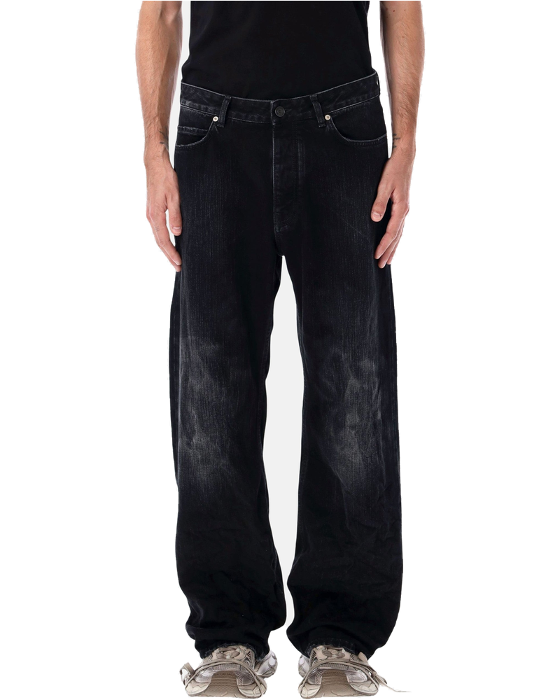 Black Washed Denim Jeans Balenciaga – Гарантія оригінальності
