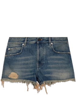 Blue Mini Denim Shorts Balenciaga – Гарантія оригінальності