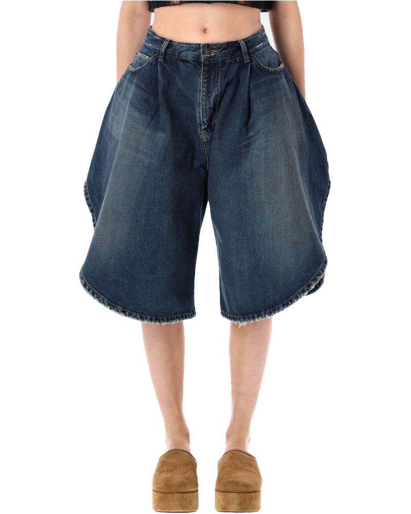 Оригінальна Dark Denim Tulip Bermuda Balenciaga