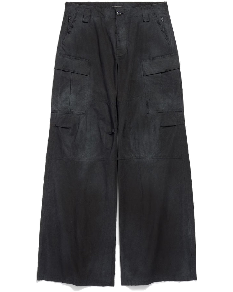 Black Flared Cargo Pants Balenciaga – Гарантія оригінальності