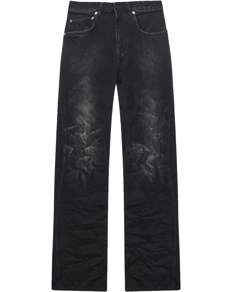 Оригінальна Jeans A Gamba Ampia In Denim Balenciaga