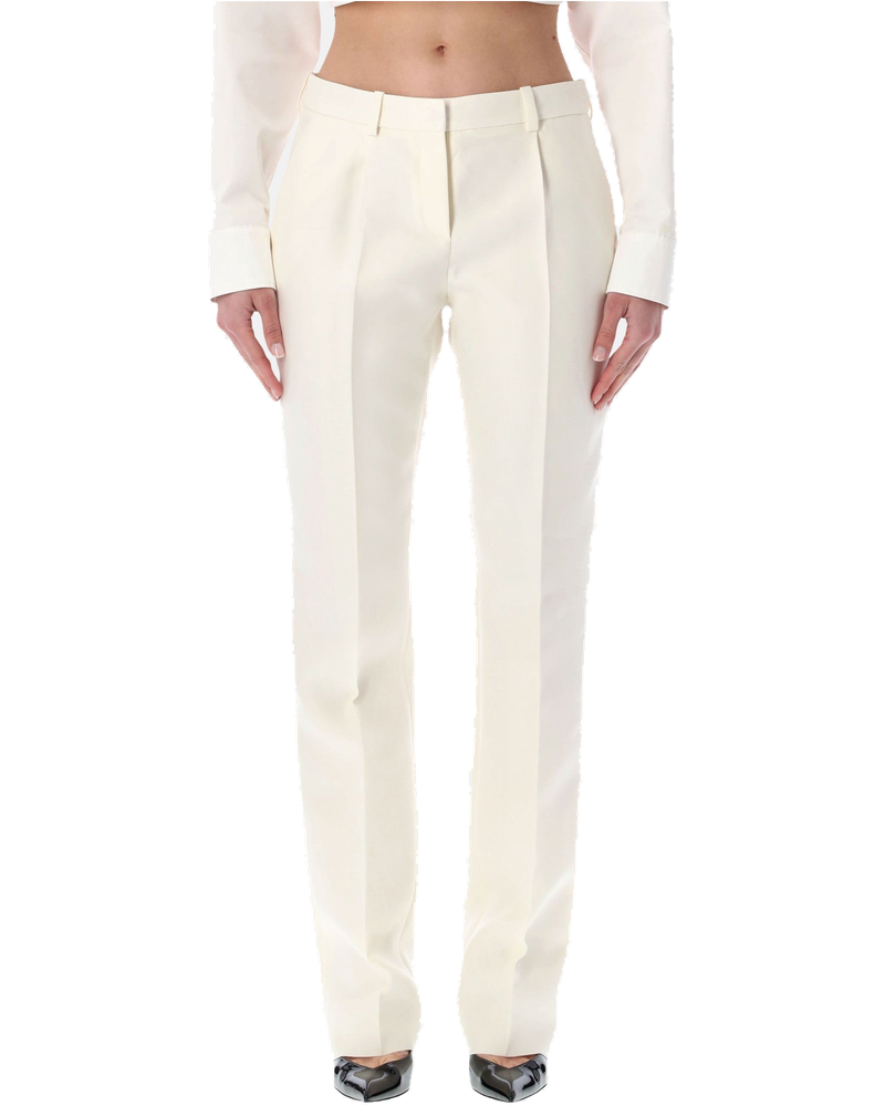 Оригінальна Ivory Slim Tailored Trousers Balenciaga
