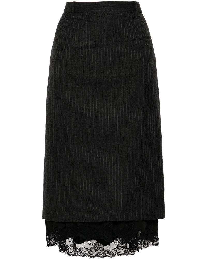 Оригінальна Black Lingerie Skirt Balenciaga