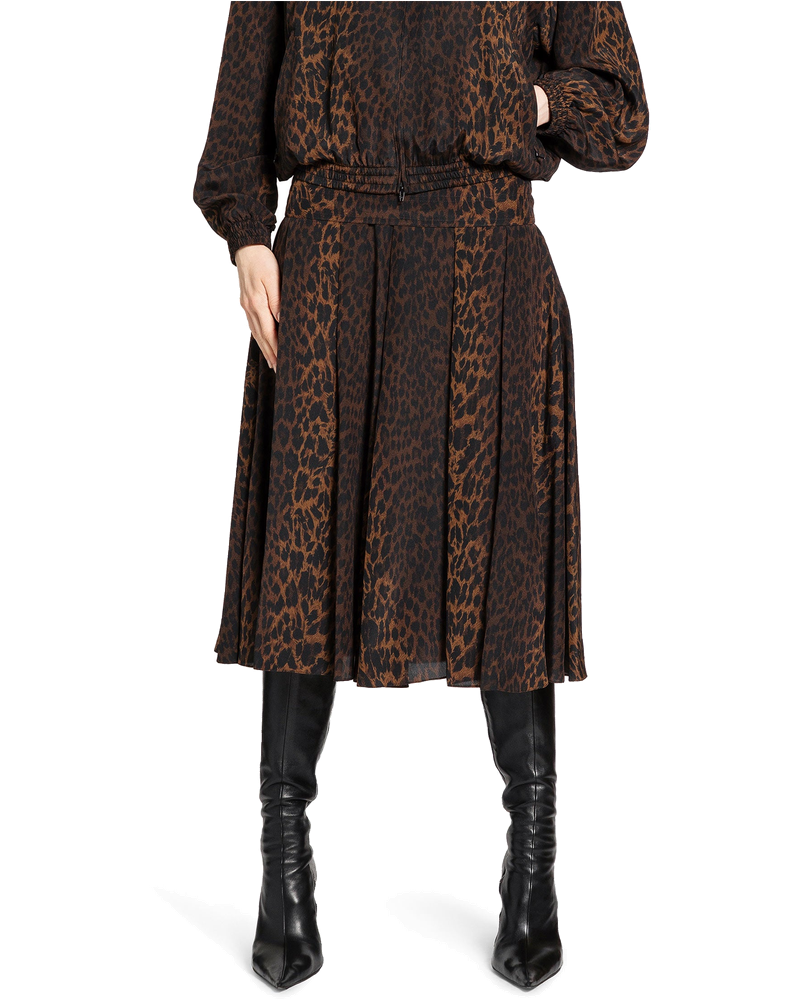 Leopard Print Godet Skirt Balenciaga – Гарантія оригінальності