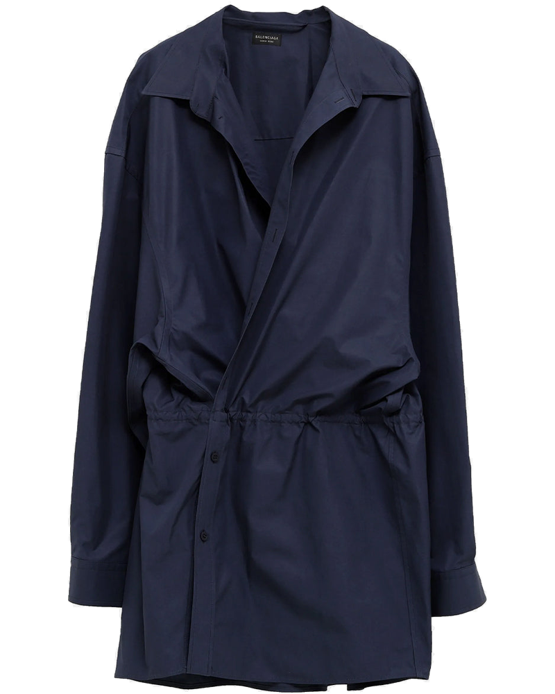 Faded Blue Shirt Mini Dress Balenciaga – Гарантія оригінальності