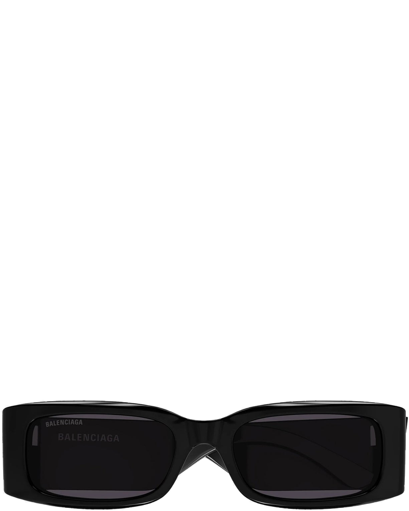 Acetate Square Frame Shiny Solid Black Balenciaga – Гарантія оригінальності