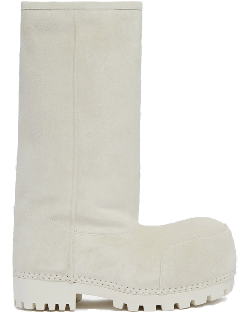White Alaska Fur High Boots Balenciaga – Гарантія оригінальності